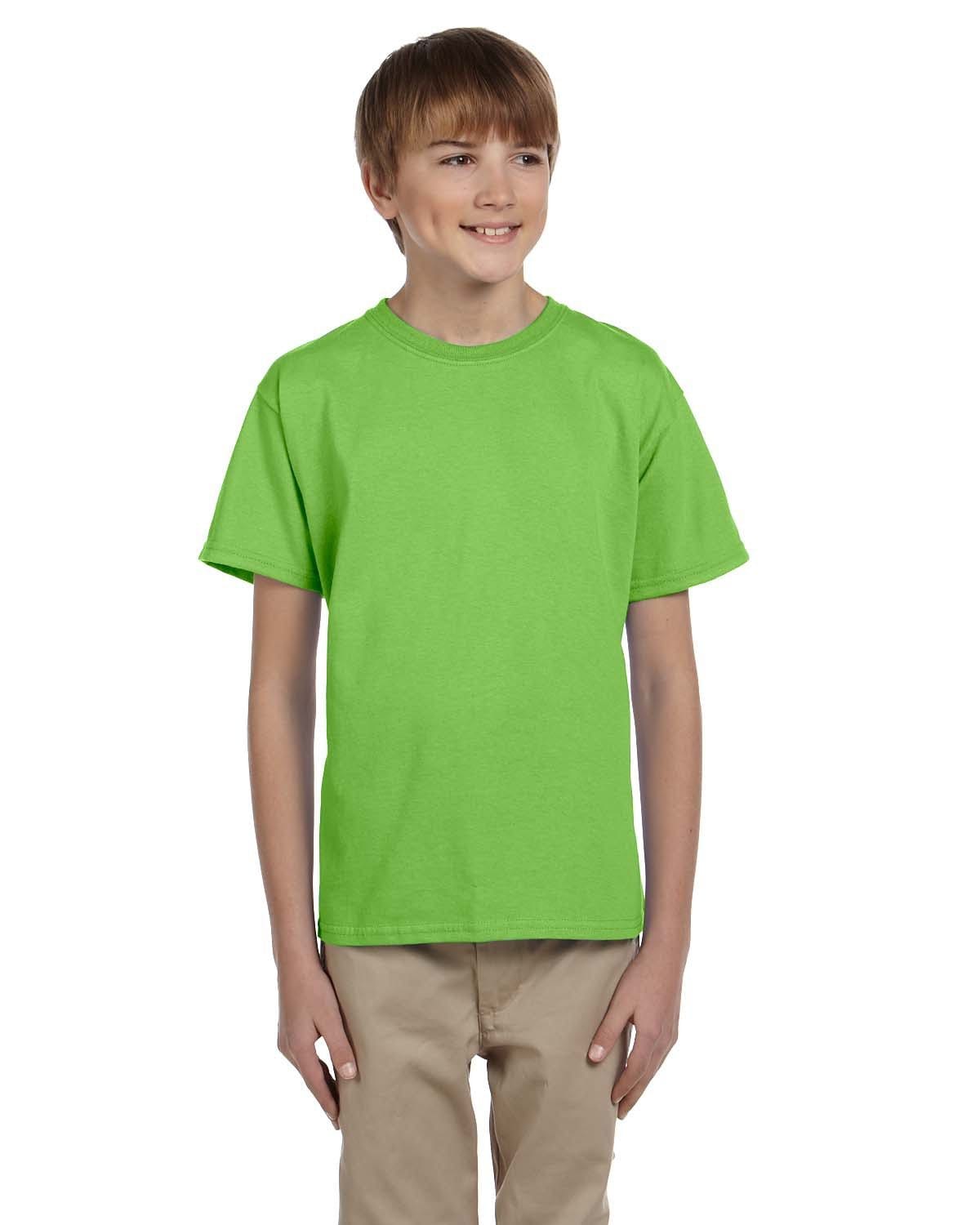Gildan G200B: Youth Ultra Cotton 6 oz. T-Shirt in Lime