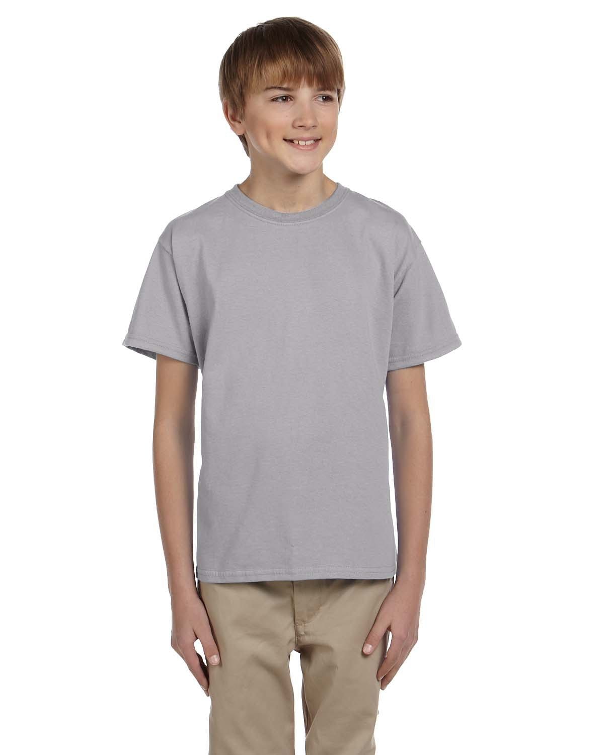 Gildan G200B Youth Ultra Cotton T-Shirt in Sport Grey