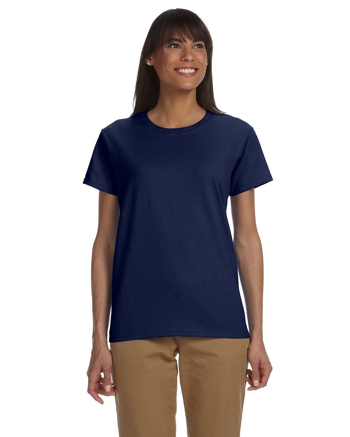 Gildan G200L: Ladies' Ultra Cotton 6 oz. T-Shirt in Navy