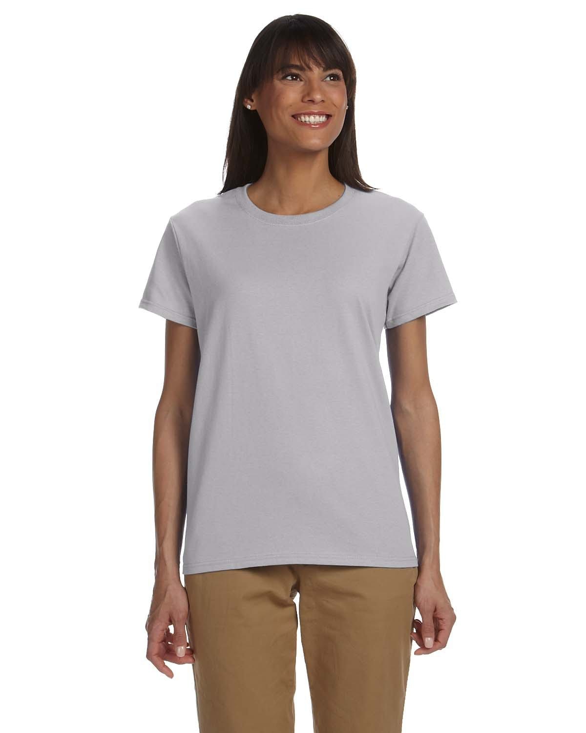 Gildan G200L: Ladies' Ultra Cotton 6 oz. T-Shirt in Sport Grey