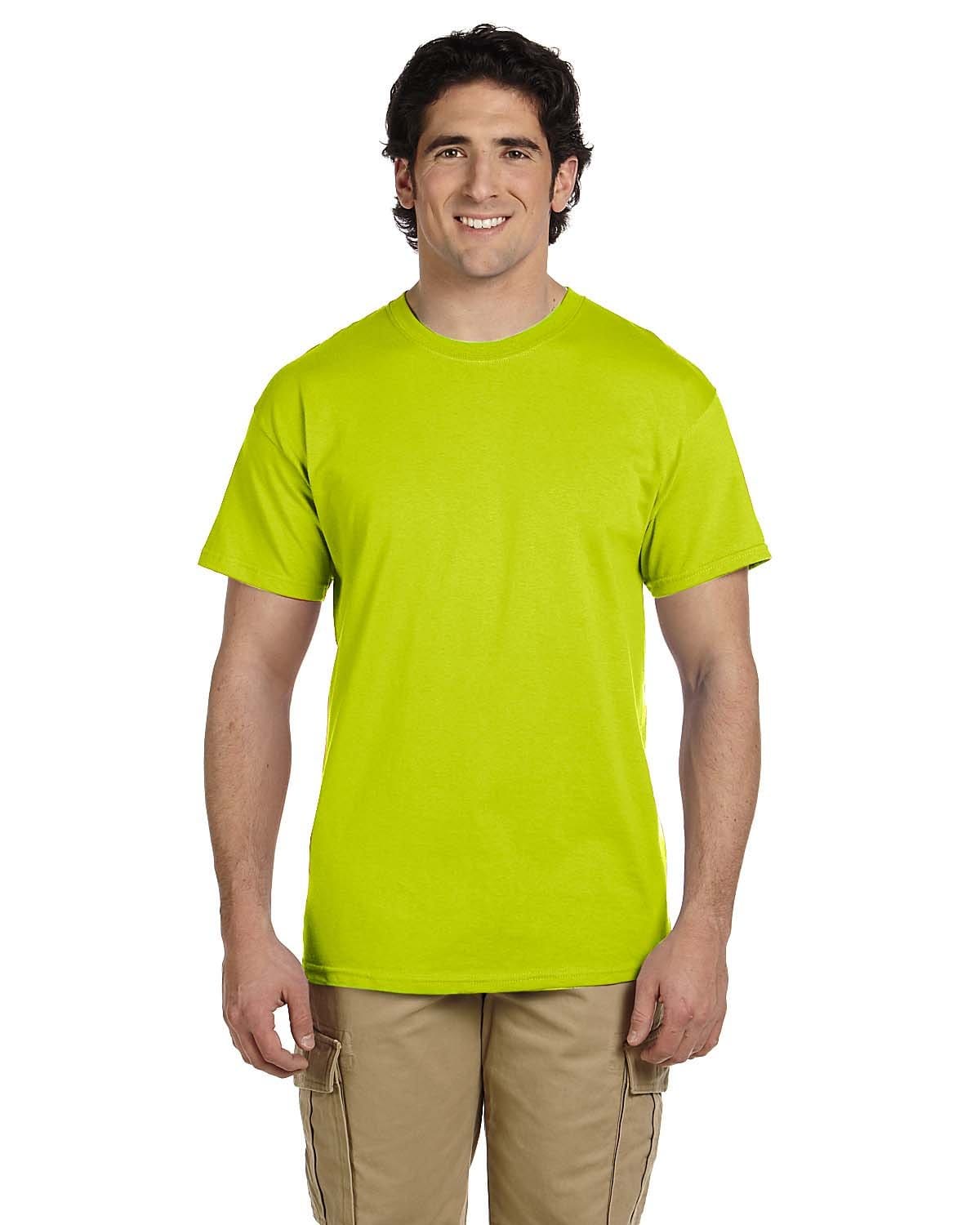 Gildan G200T: Adult Ultra Cotton Tall 6 oz. T-Shirt in Safety Green