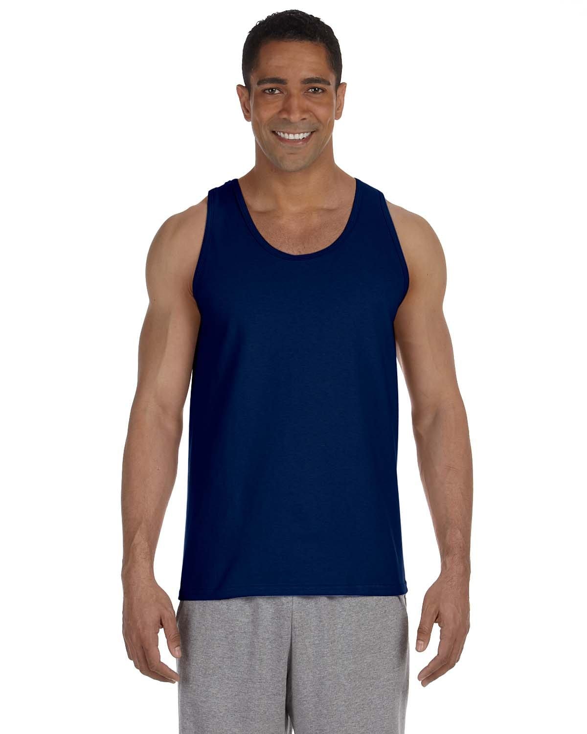 Gildan 2200 Ultra Cotton Tank Top in Navy
