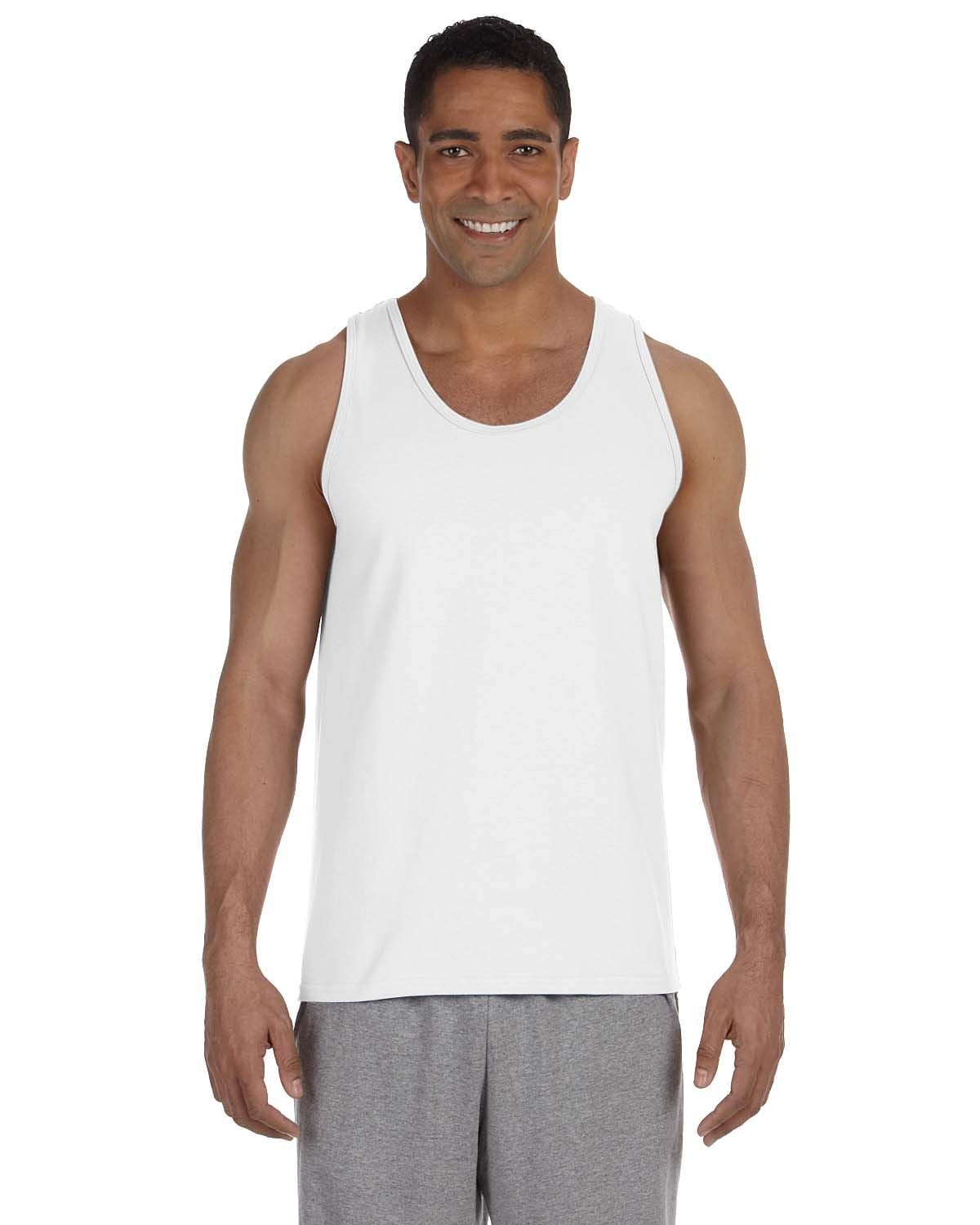 Gildan 2200 Ultra Cotton Tank Top in White