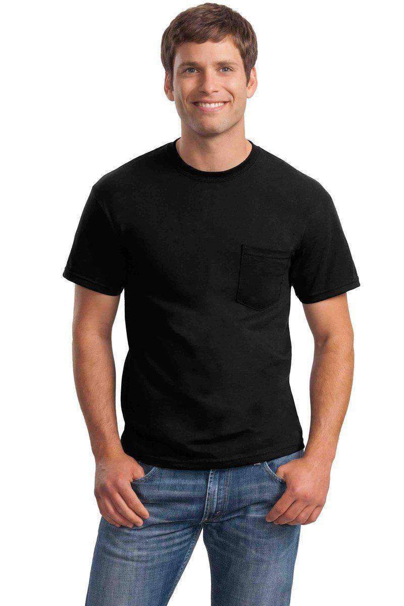 Gildan G230: 100% Cotton Unisex Tee with Pocket in 