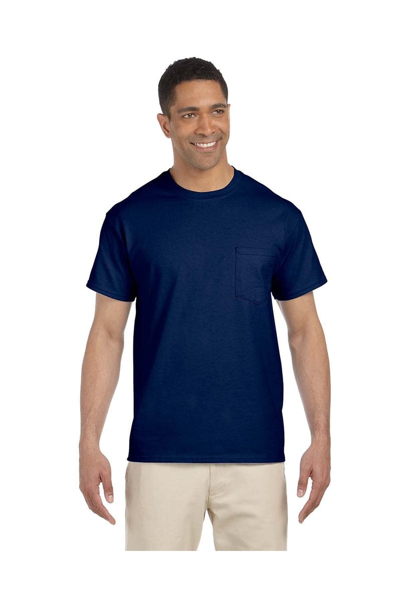 Gildan G230: 100% Cotton Unisex Tee with Pocket in 