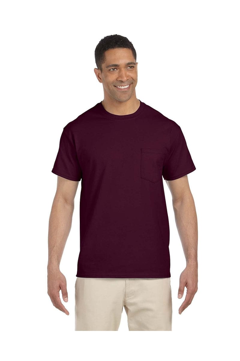 Gildan G230: Adult Ultra Cotton 6 oz. Pocket T-Shirt, Basic Colors in 