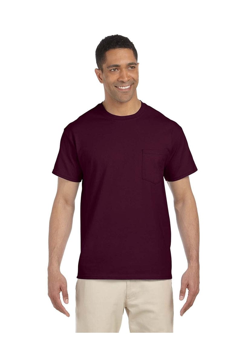 Gildan G230: Adult Ultra Cotton 6 oz. Pocket T-Shirt, Basic Colors in 