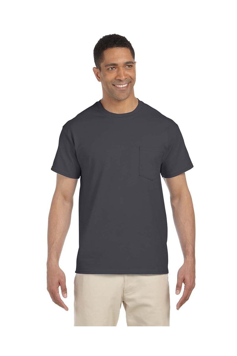 Gildan G230: Adult Ultra Cotton 6 oz. Pocket T-Shirt, Basic Colors in 