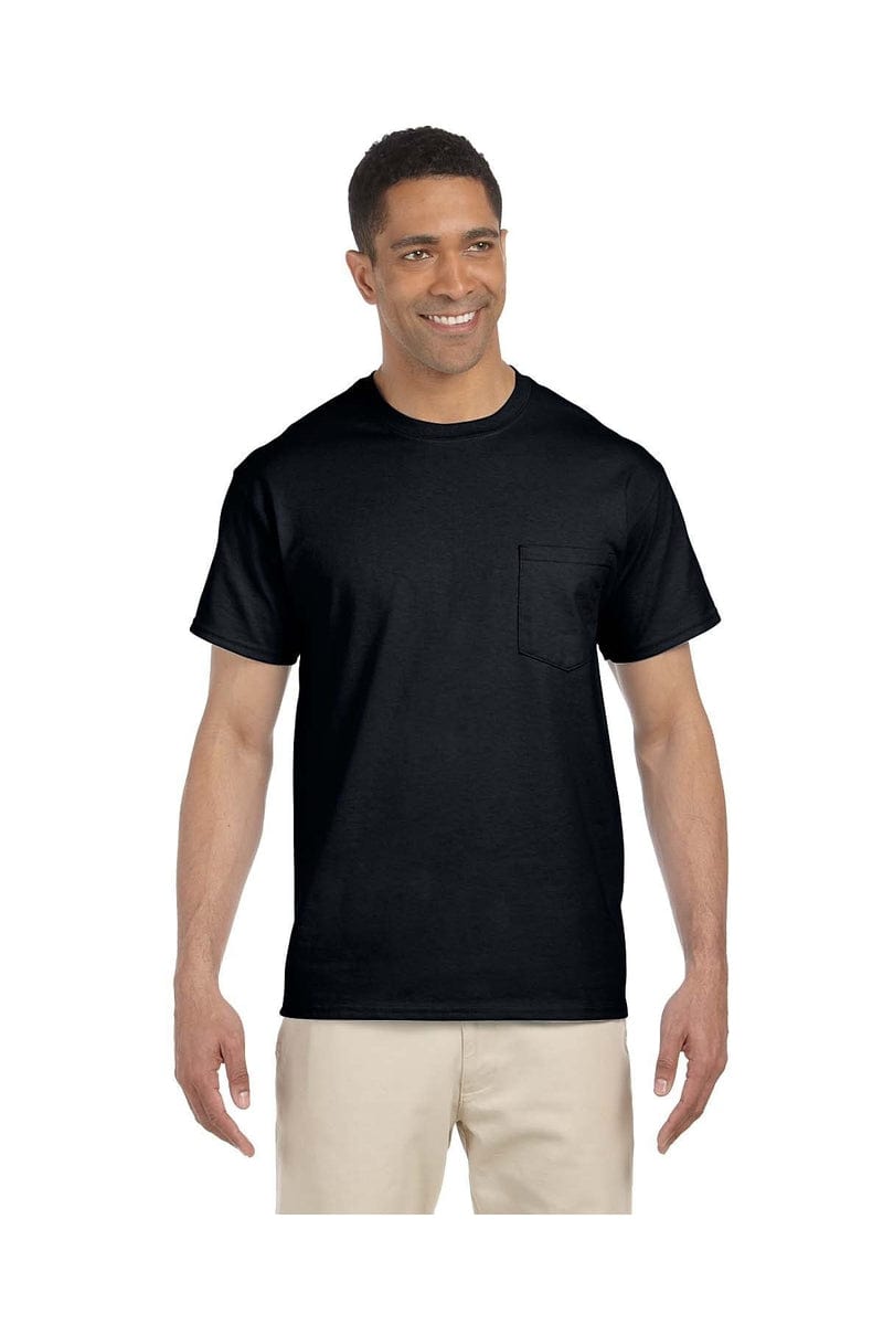 Gildan G230: Adult Ultra Cotton 6 oz. Pocket T-Shirt, Basic Colors in 