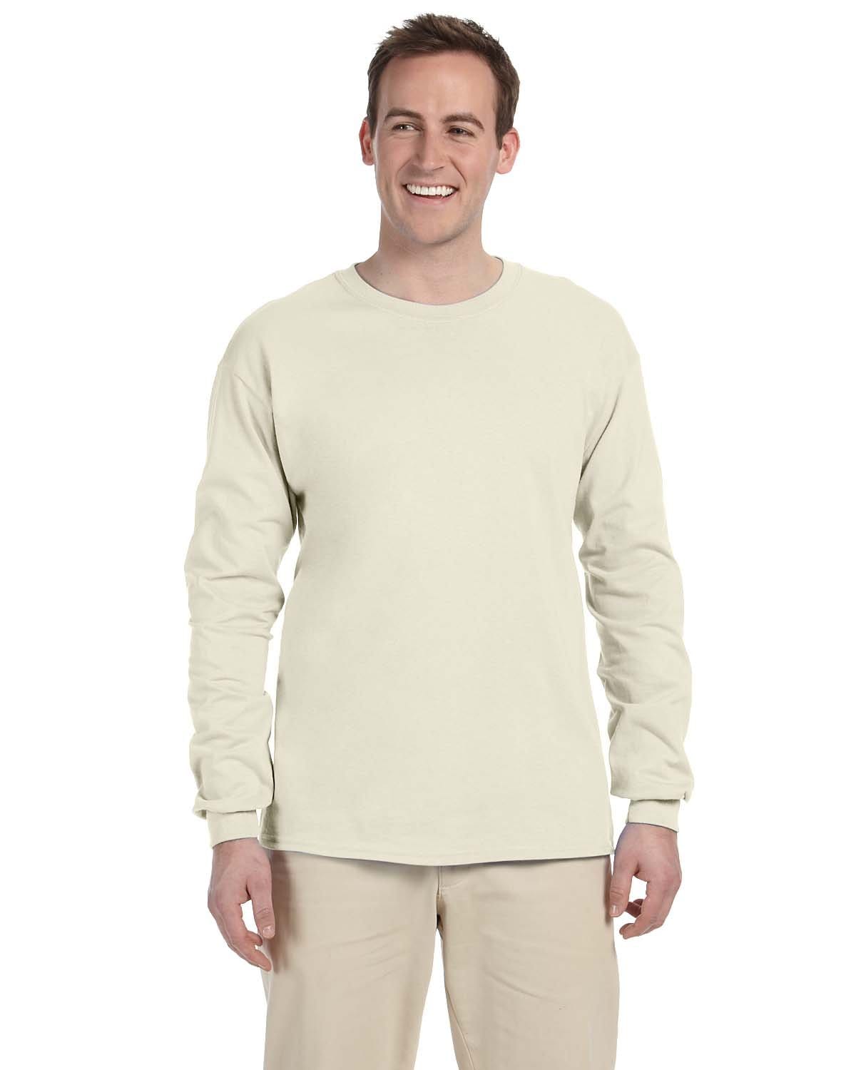 Gildan T-Shirts 3XL / Natural Gildan G240 100% Cotton Long Sleeve T-Shirt