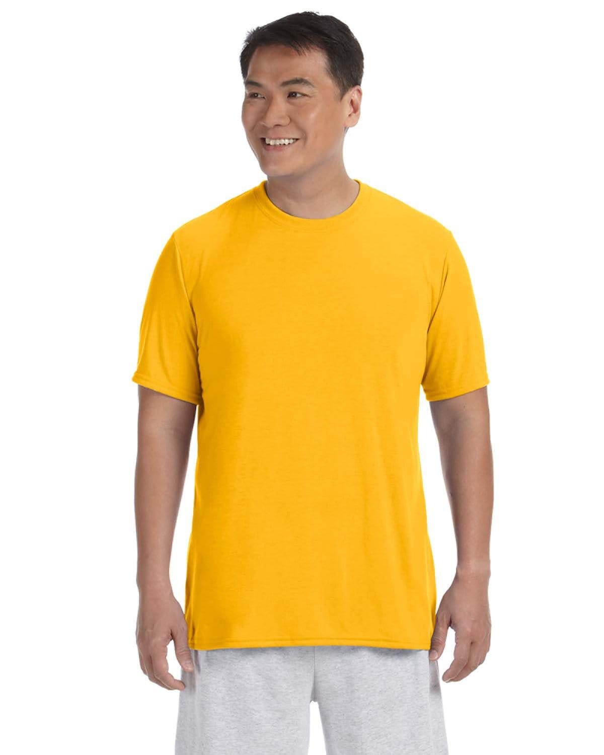 Gildan G420: Adult Performance Adult 5 oz. T-Shirt, Basic Colors in Gold