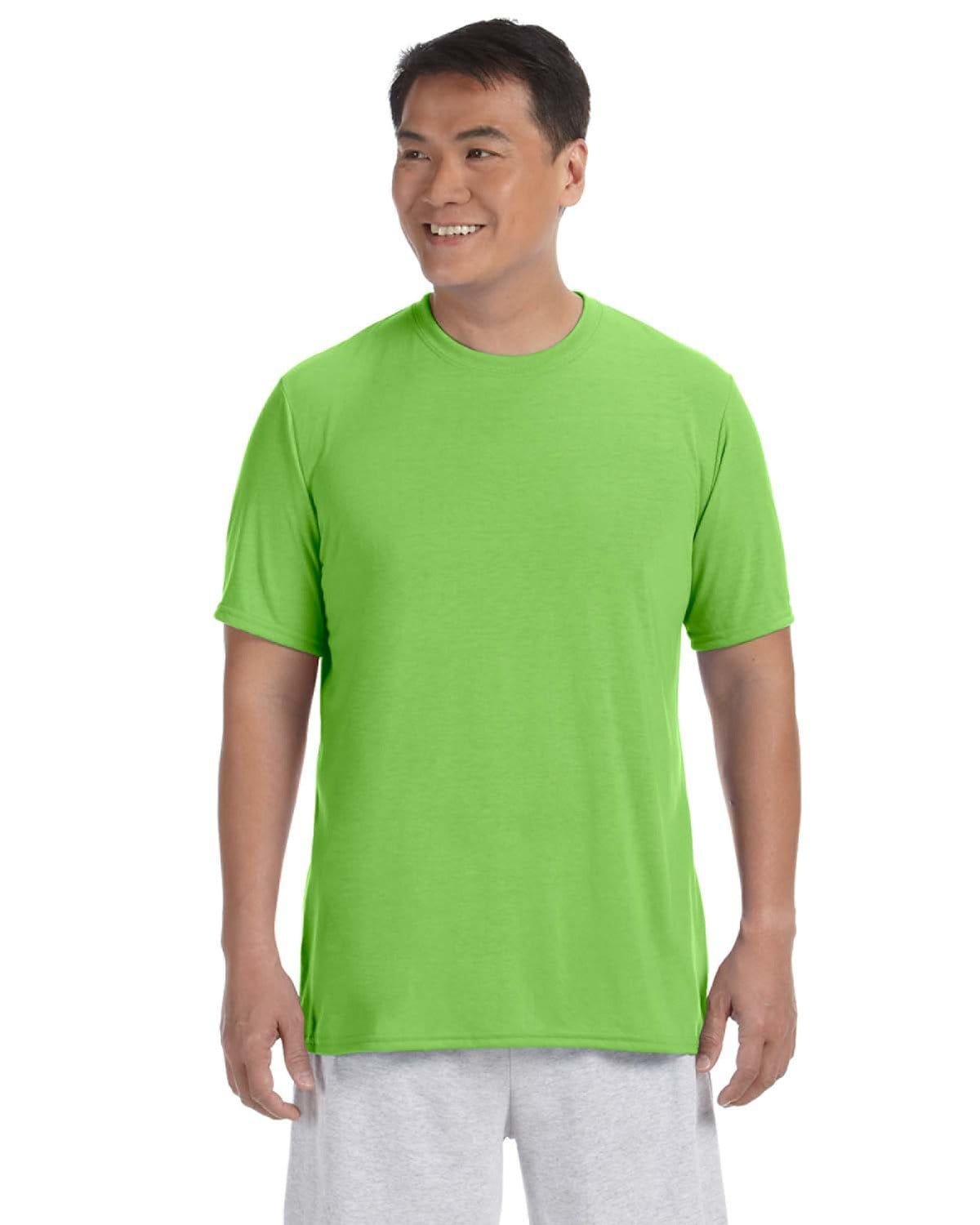 Gildan G420: Adult Performance Adult 5 oz. T-Shirt, Basic Colors in Lime
