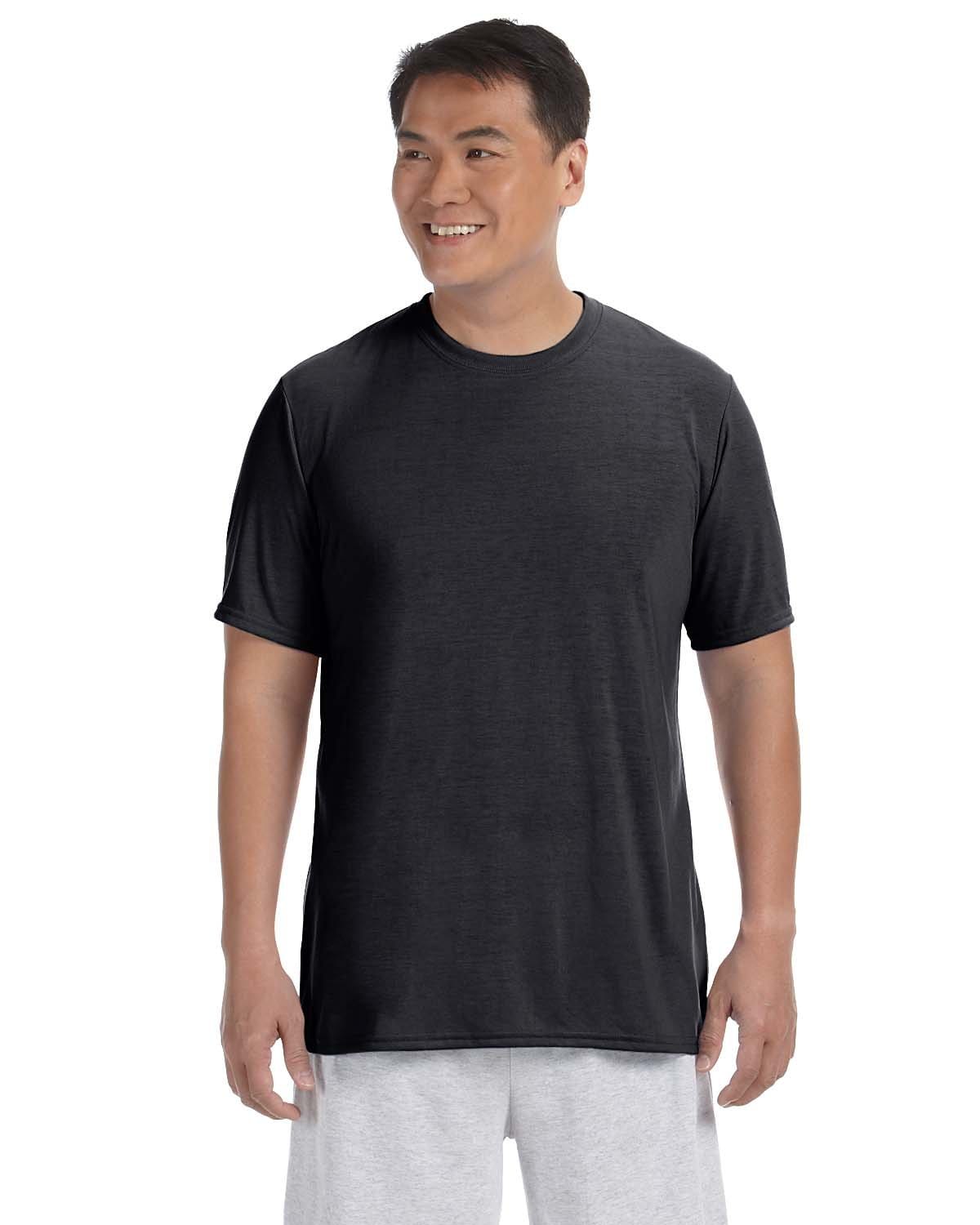 Gildan 42000 Adult Performance T-Shirt in Black