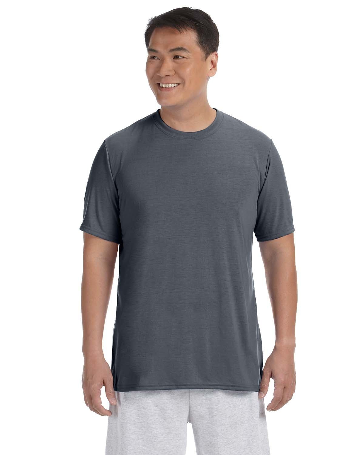 Gildan 42000 Adult Performance T-Shirt in Charcoal