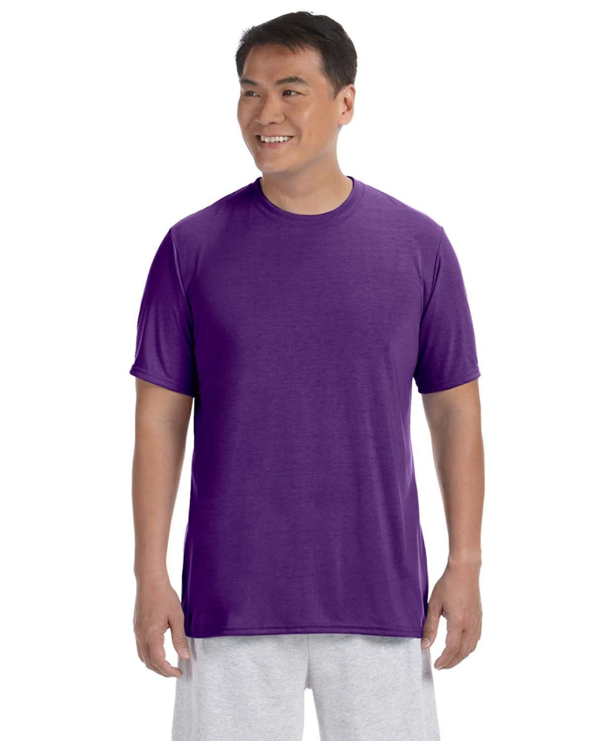 Gildan 42000 Adult Performance T-Shirt in Purple
