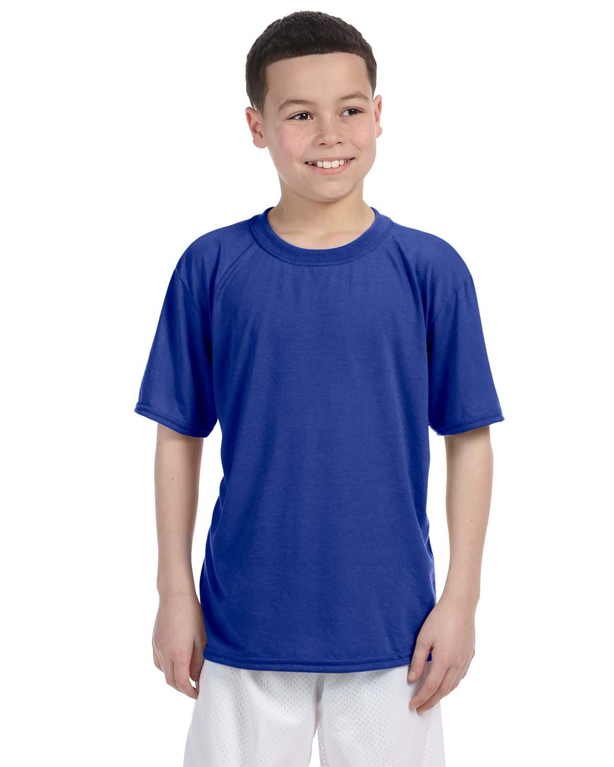 Gildan G420B Youth Performance T-Shirt in Royal