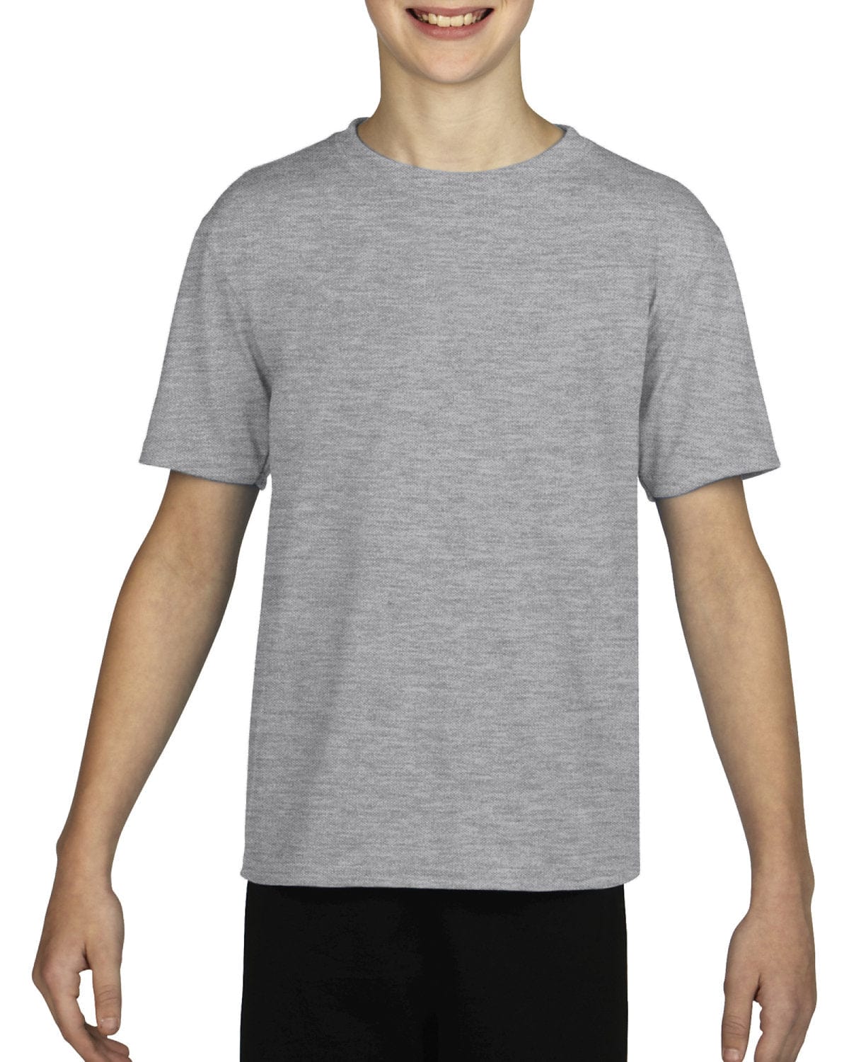Gildan G420B Youth Performance T-Shirt in Sport Grey