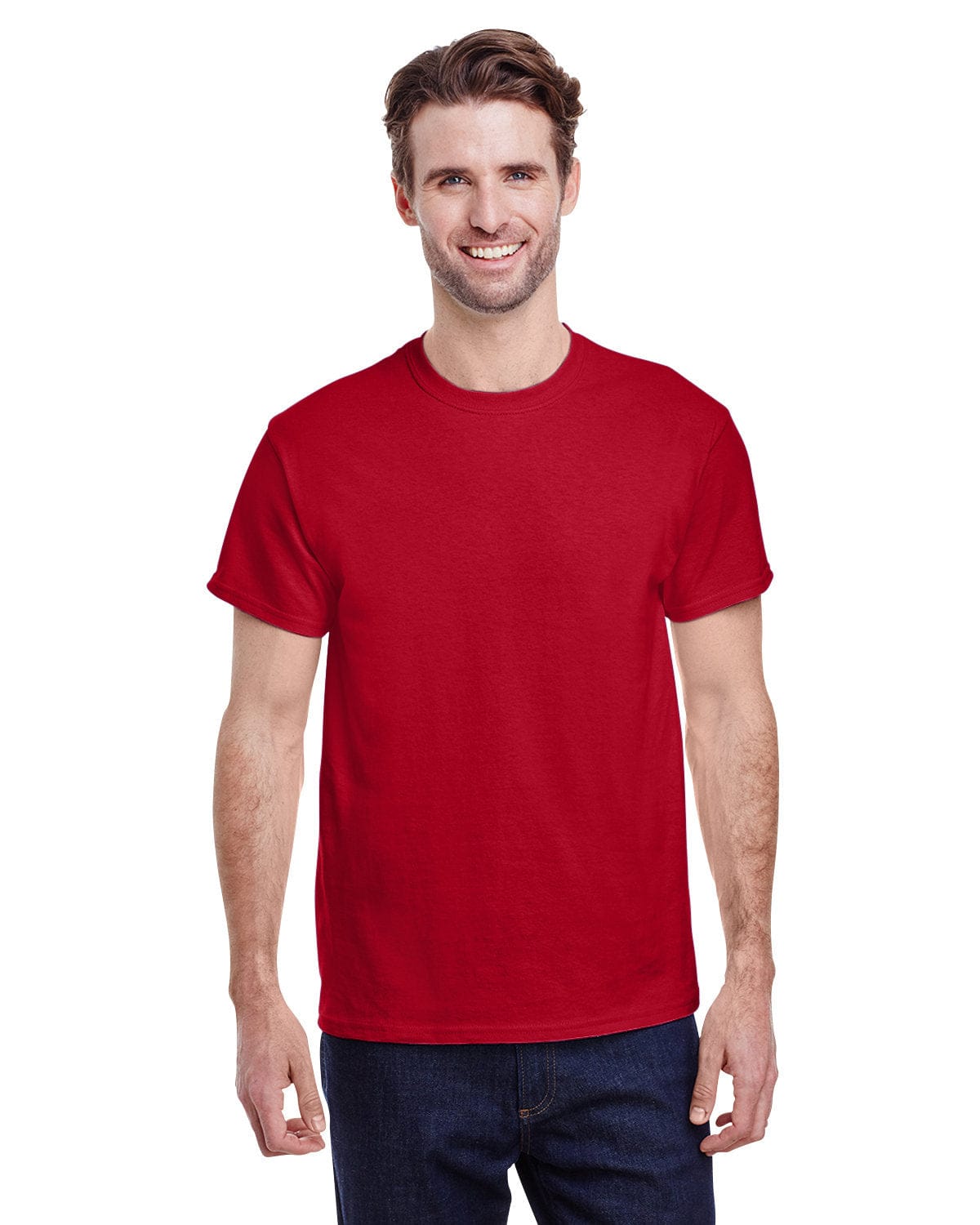 Gildan G500: Adult Heavy Cotton™ 5.3 oz. T-Shirt in Red
