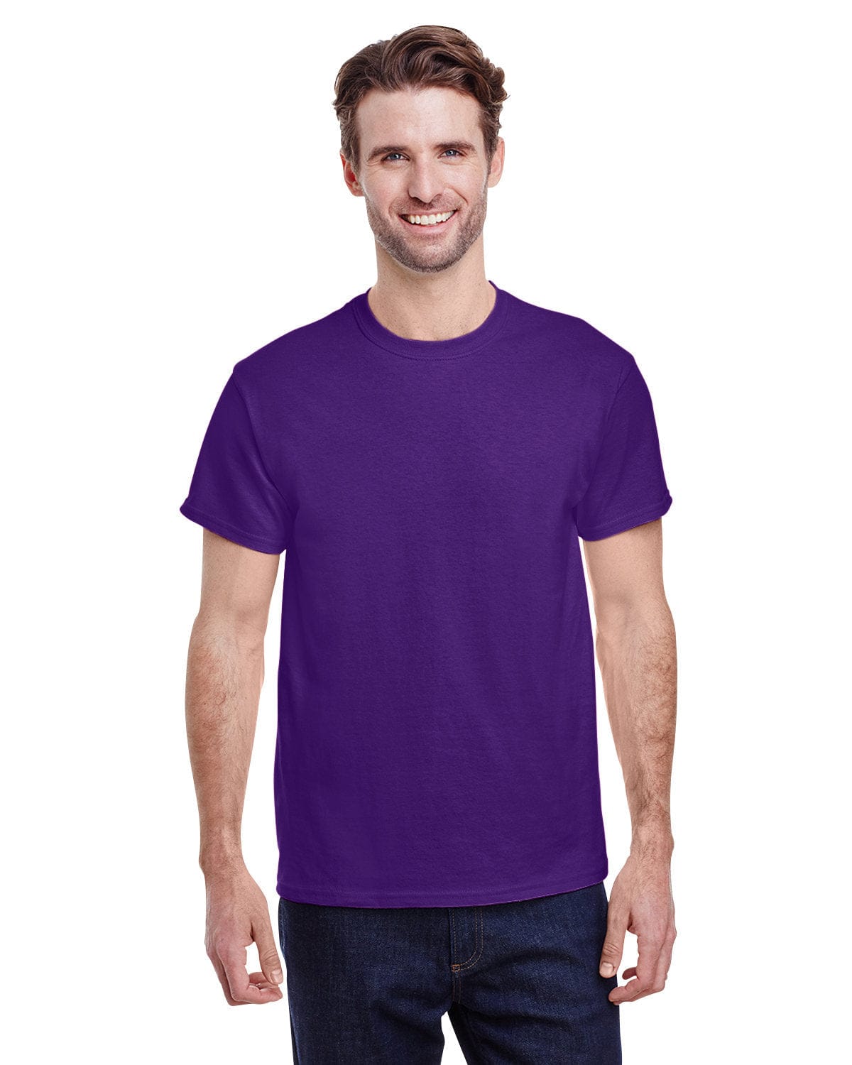 Gildan G500: Adult Heavy Cotton™ 5.3 oz. T-Shirt in Purple