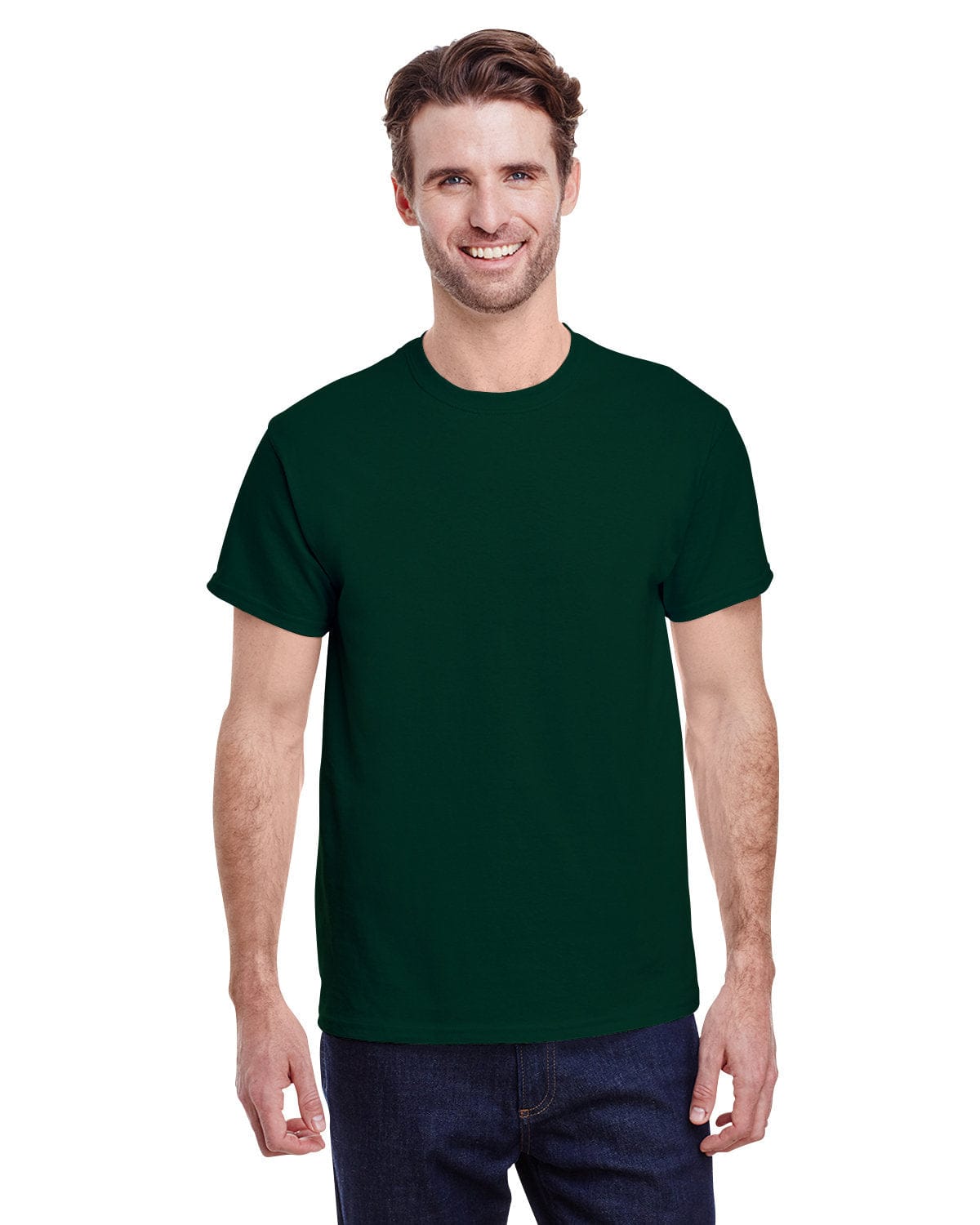 Gildan G500: Adult Heavy Cotton™ 5.3 oz. T-Shirt in Forest Green