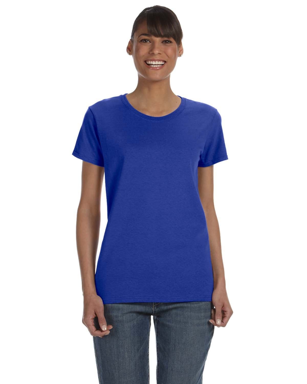 Gildan G500L: Ladies' Heavy Cotton 5.3 oz. T-Shirt in Cobalt