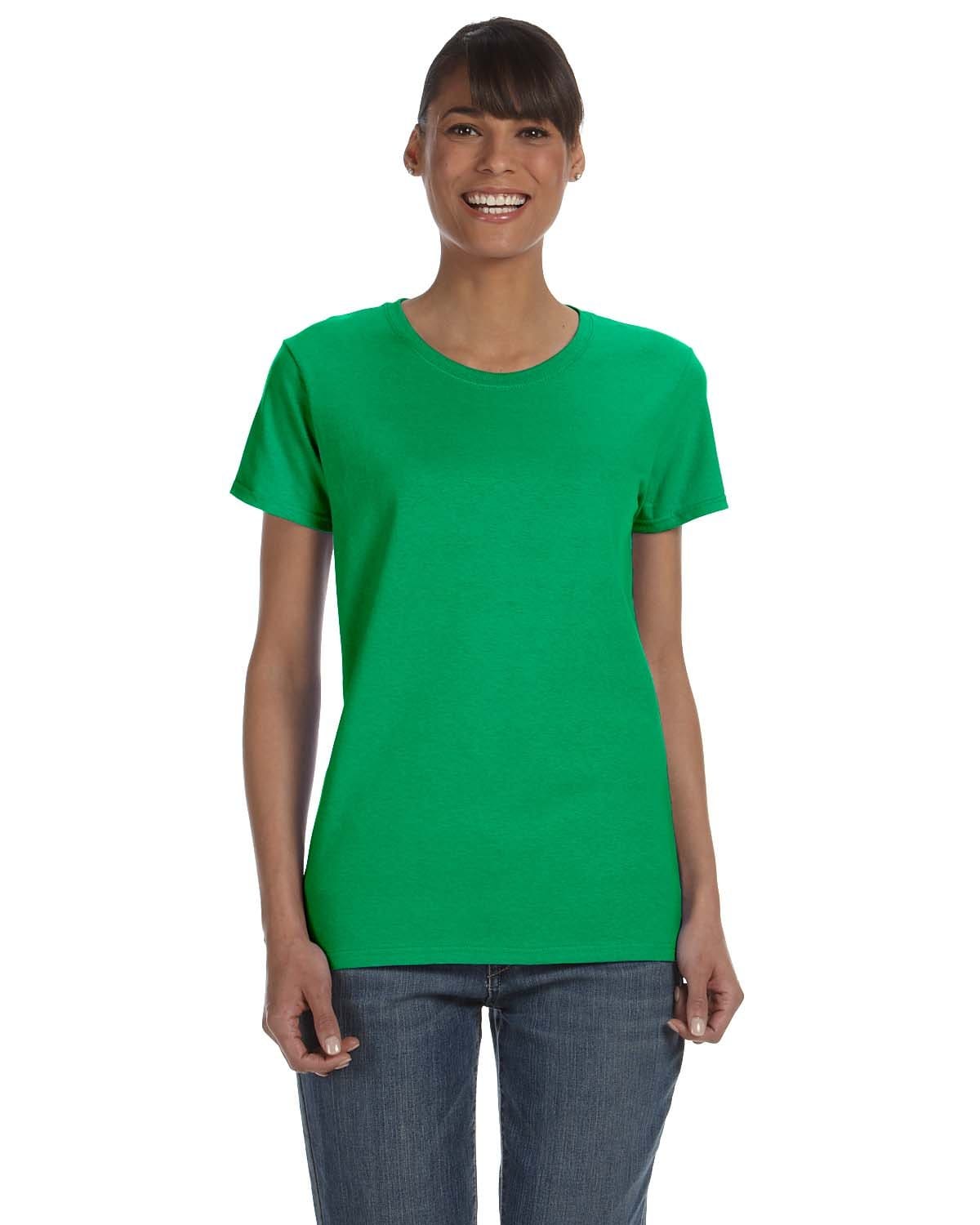 Gildan G500L: Ladies' Heavy Cotton 5.3 oz. T-Shirt in Irish Green