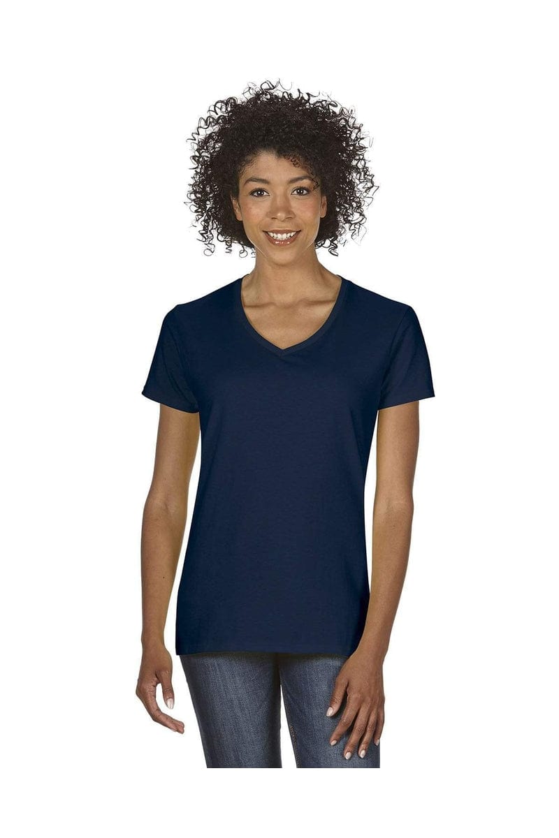 Gildan G500VL: Ladies' 5.3 oz. V-Neck T-Shirt in 