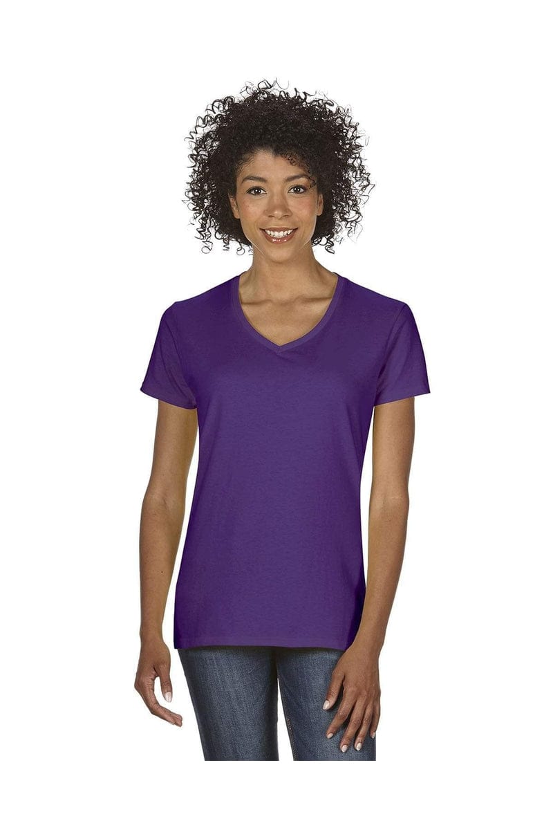 Gildan G500VL: Ladies' 5.3 oz. V-Neck T-Shirt in 