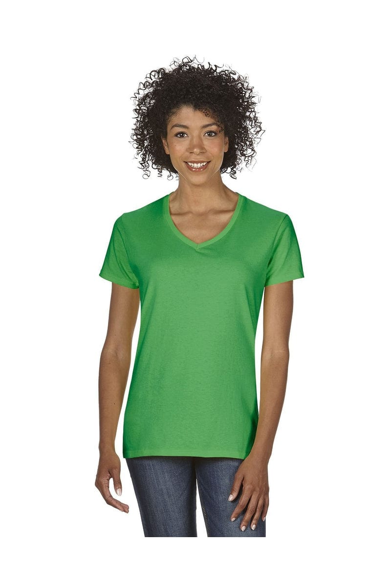Gildan G500VL: Ladies' 5.3 oz. V-Neck T-Shirt in 