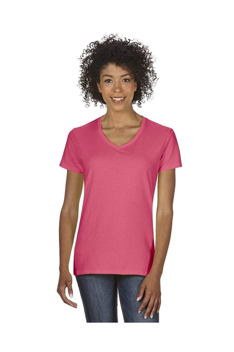 Gildan G500VL: Ladies' 5.3 oz. V-Neck T-Shirt in 