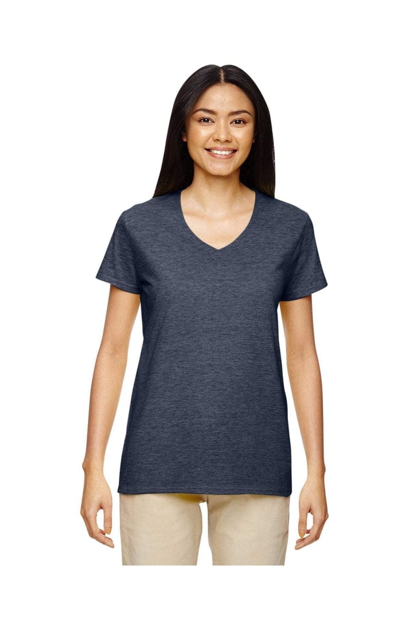 Gildan G500VL: Ladies' 5.3 oz. V-Neck T-Shirt in 