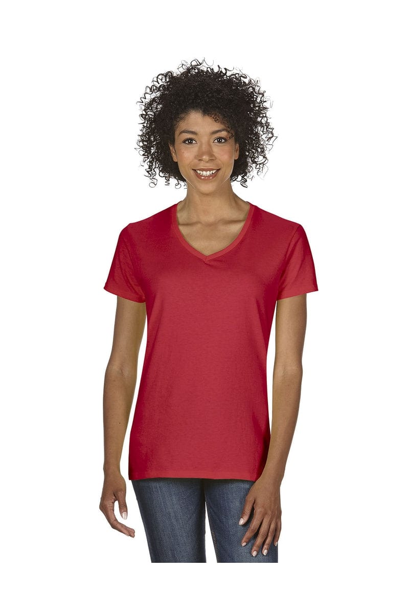 Gildan G500VL: Ladies' 5.3 oz. V-Neck T-Shirt in 