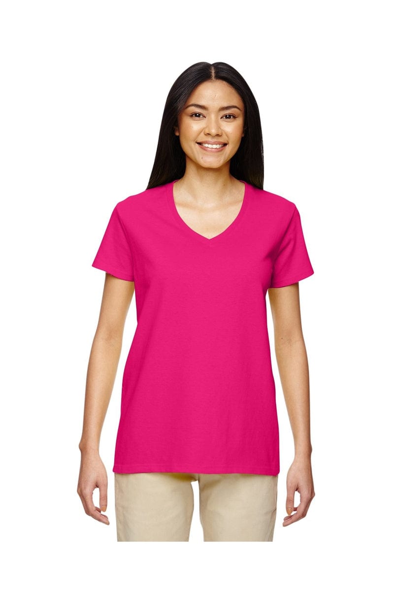 Gildan G500VL: Ladies' 5.3 oz. V-Neck T-Shirt in 