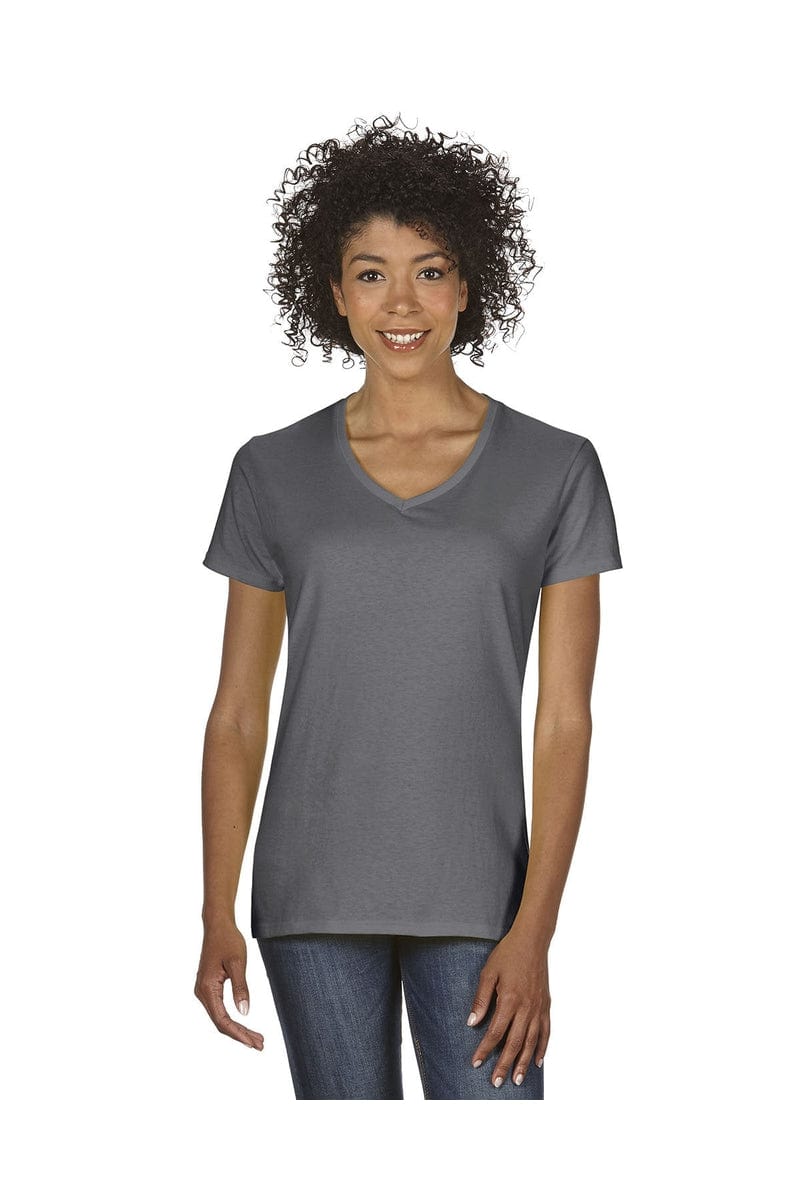 Gildan G500VL: Ladies' 5.3 oz. V-Neck T-Shirt in 