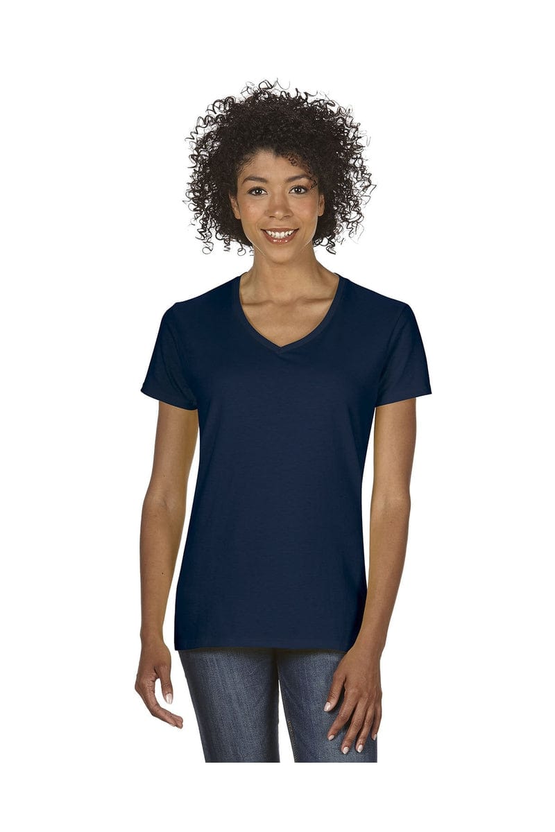Gildan G500VL: Ladies' 5.3 oz. V-Neck T-Shirt in 