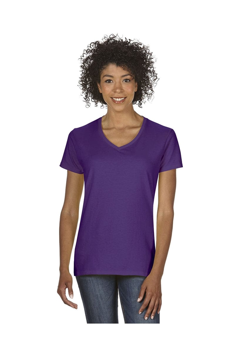 Gildan G500VL: Ladies' 5.3 oz. V-Neck T-Shirt in 