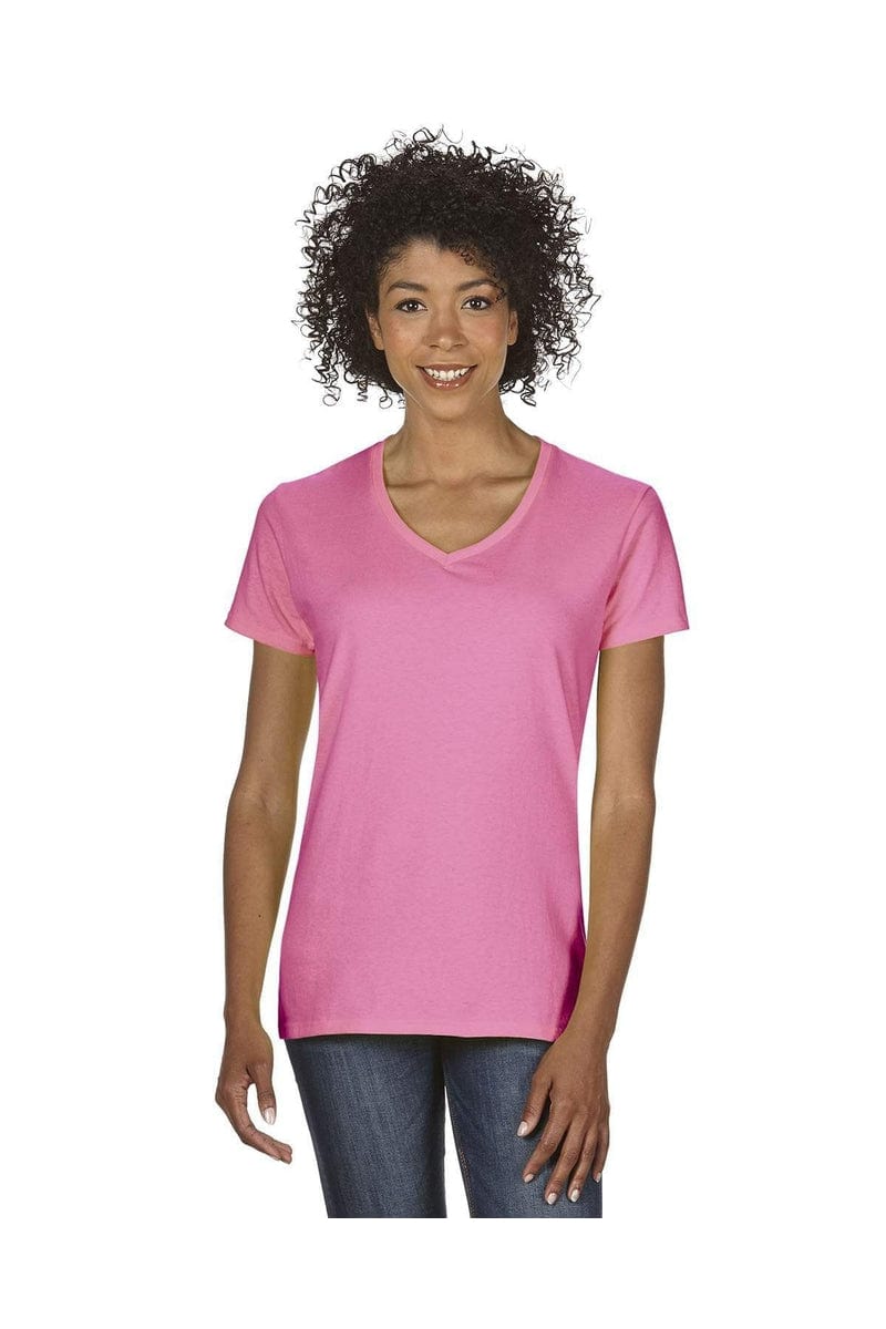 Gildan G500VL: Ladies' 5.3 oz. V-Neck T-Shirt in 