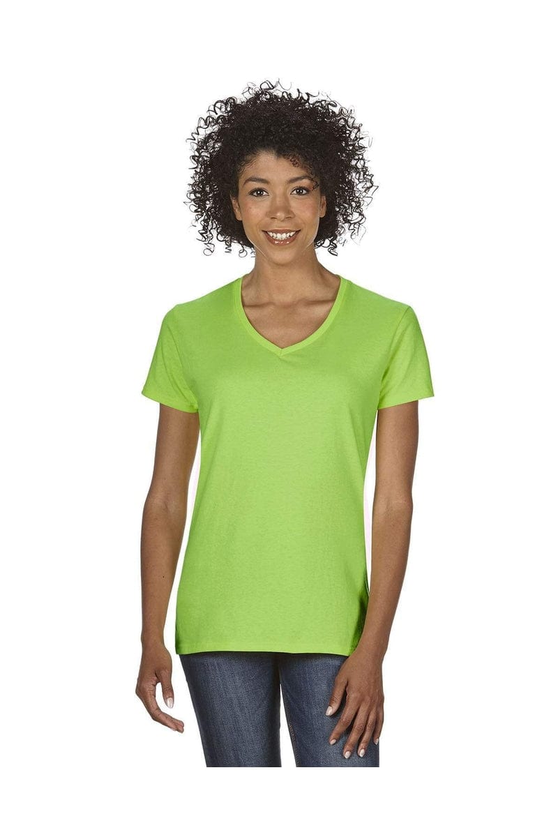 Gildan G500VL: Ladies' 5.3 oz. V-Neck T-Shirt in 