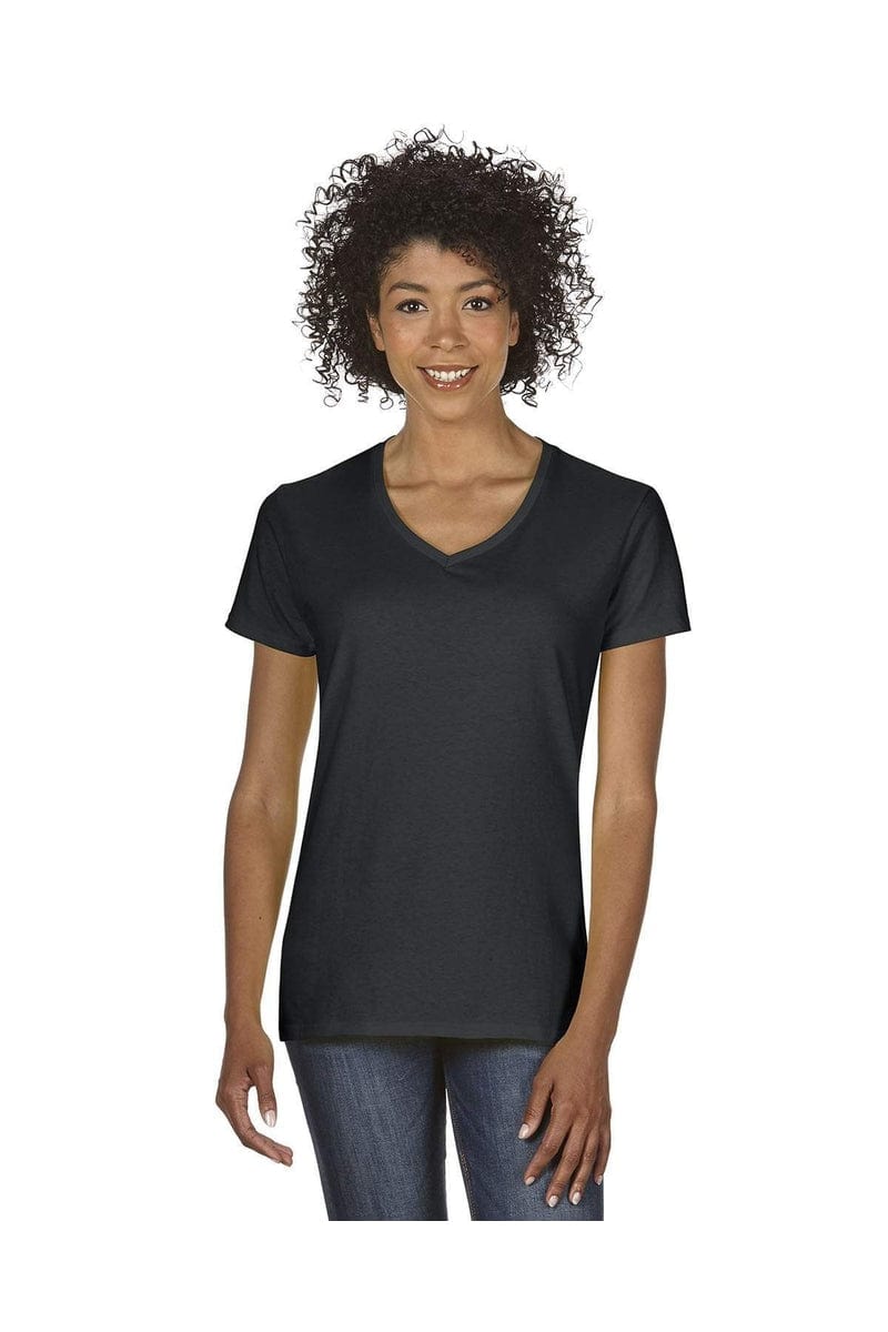 Gildan G500VL: Ladies' 5.3 oz. V-Neck T-Shirt in 