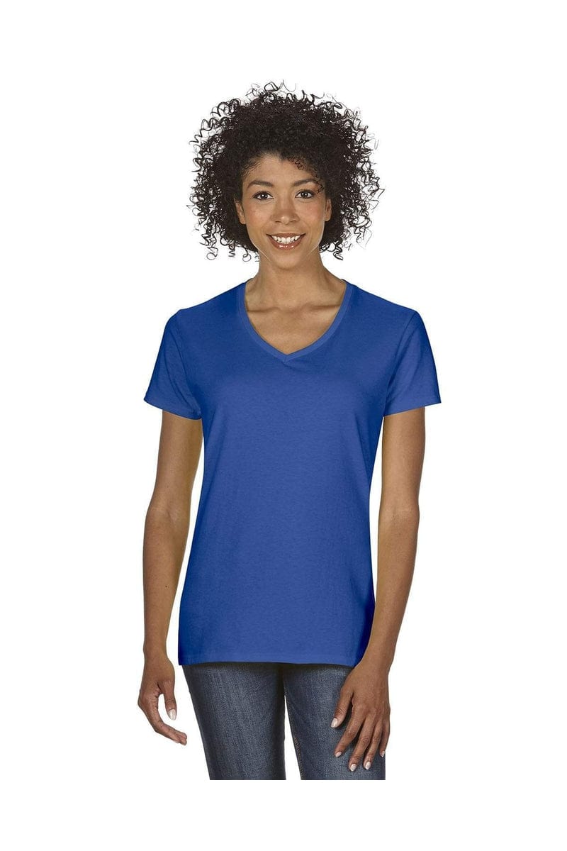 Gildan G500VL: Ladies' 5.3 oz. V-Neck T-Shirt in 