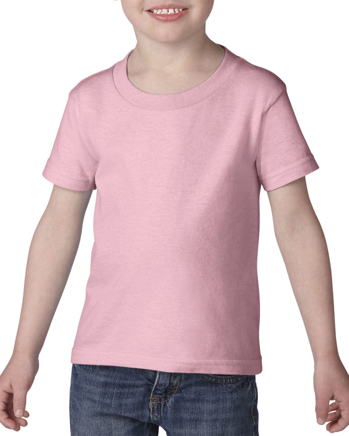 Gildan 510P Toddler Heavy Cotton T-Shirt in Light Pink