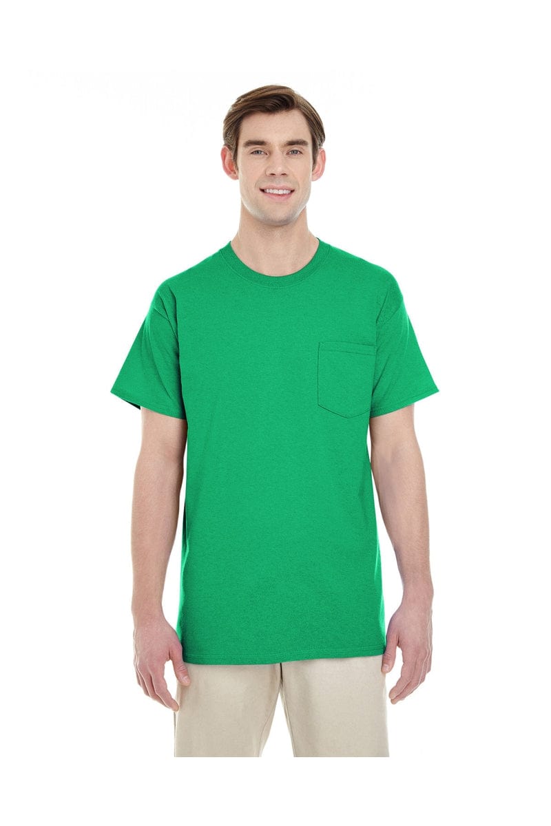 Gildan G530: Adult 5.3 oz. Pocket T-Shirt in 