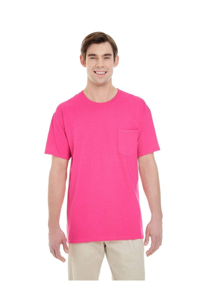 Gildan G530: Adult 5.3 oz. Pocket T-Shirt in 