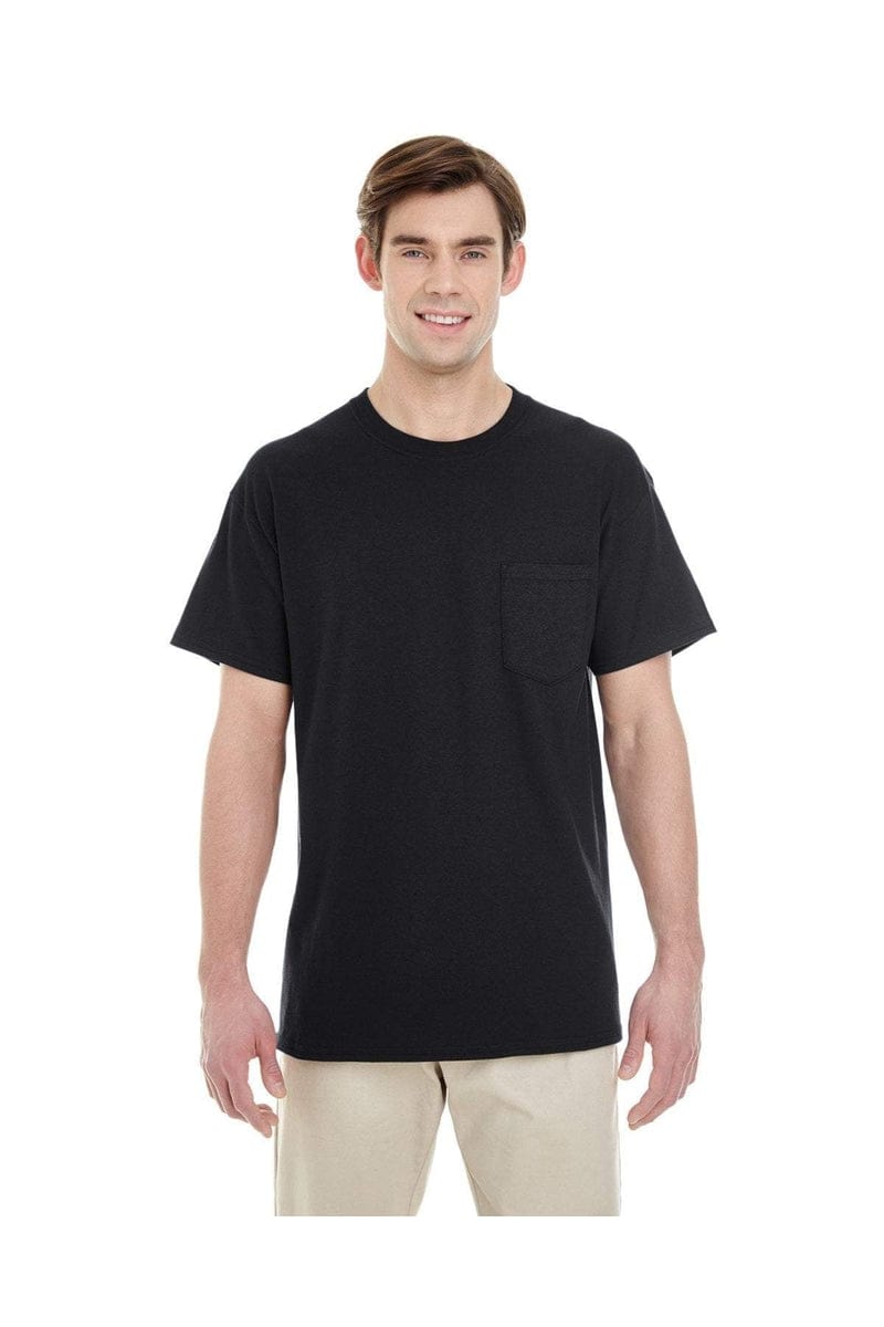 Gildan G530: Adult 5.3 oz. Pocket T-Shirt in 