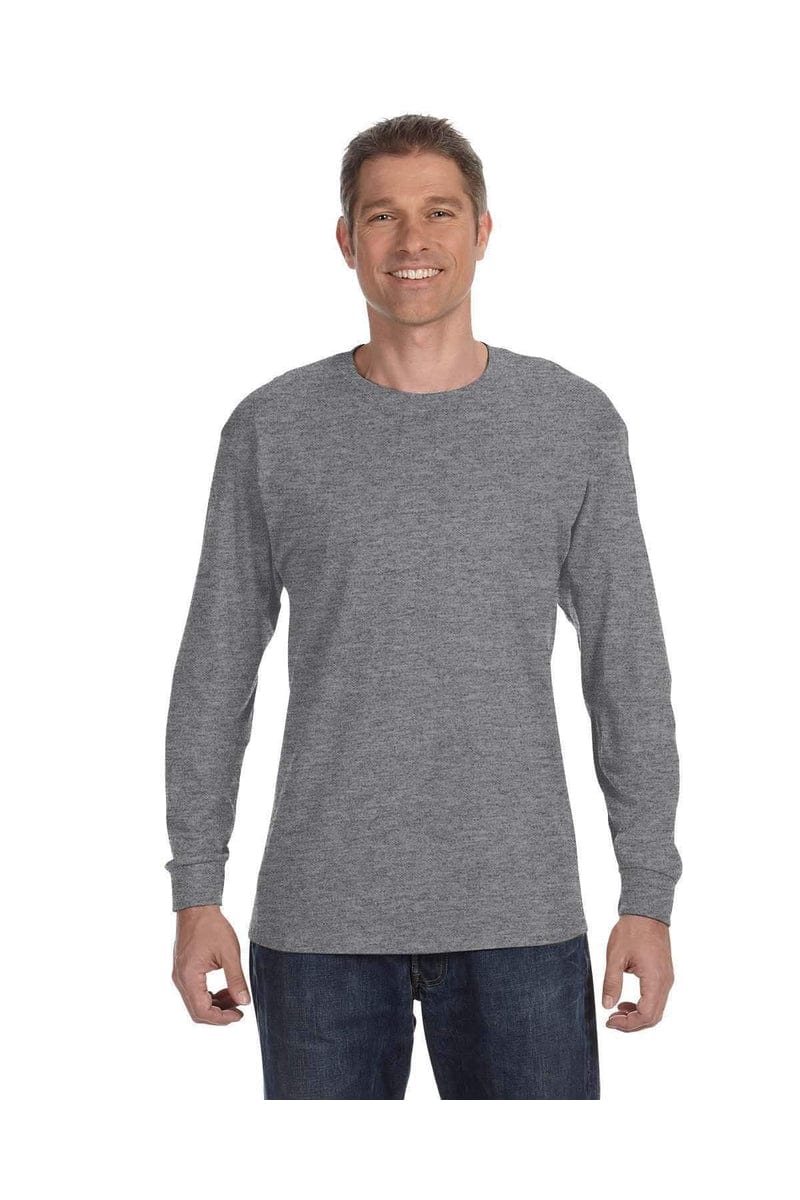 Gildan G540: Adult Heavy Cotton Long-Sleeve T-Shirt in 