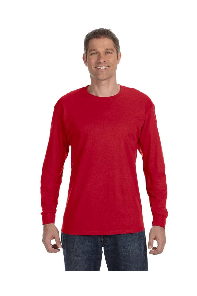 Gildan G540: Adult Heavy Cotton Long-Sleeve T-Shirt in 