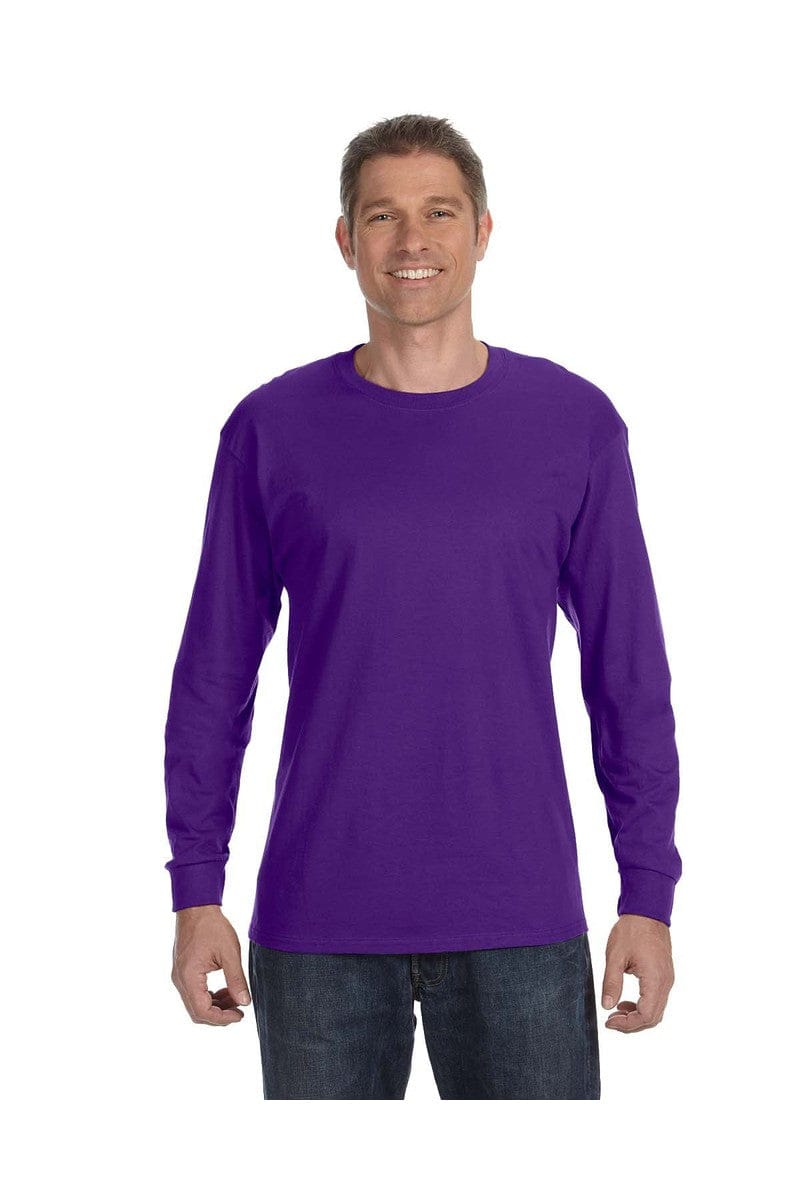 Gildan G540 Adult Heavy Cotton Long-Sleeve T-Shirt in 