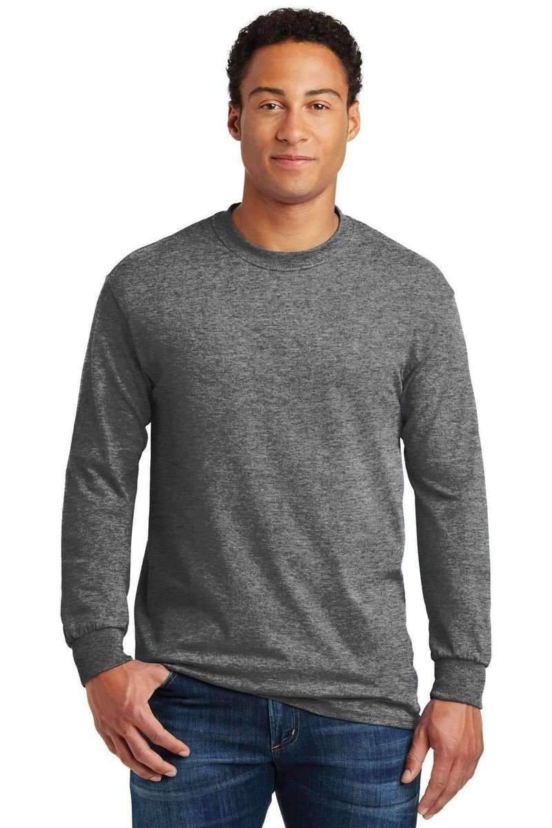 Gildan G540 Adult Heavy Cotton Long-Sleeve T-Shirt in 