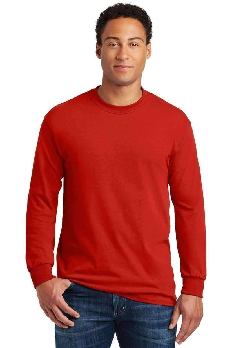 Gildan G540 Adult Heavy Cotton Long-Sleeve T-Shirt in 