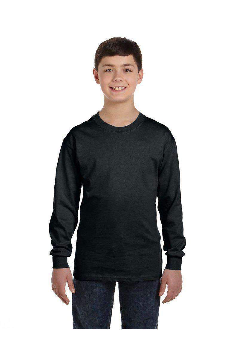 Gildan G540B: Youth Heavy Cotton™ Long-Sleeve T-Shirt in 